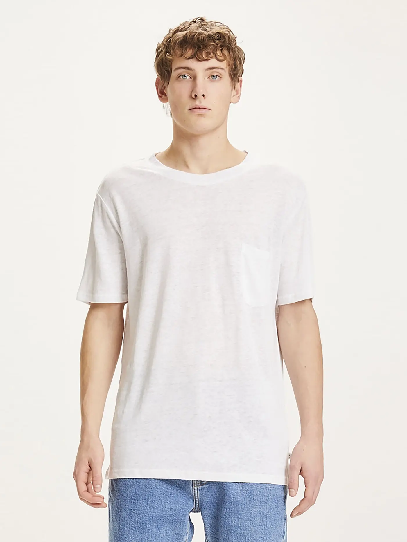 KNOWLEDGE COTTON APPAREL | Leinenshirt | weiss